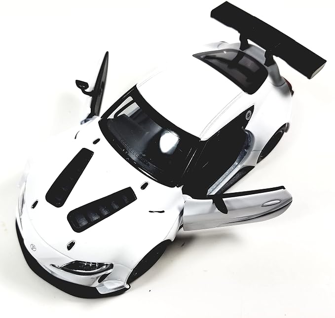 KiNSMART - Toyota GR Supra Concept Racing Edition 1:36 Scale 5" Die Cast Metal Super Sports Toy Car (White)