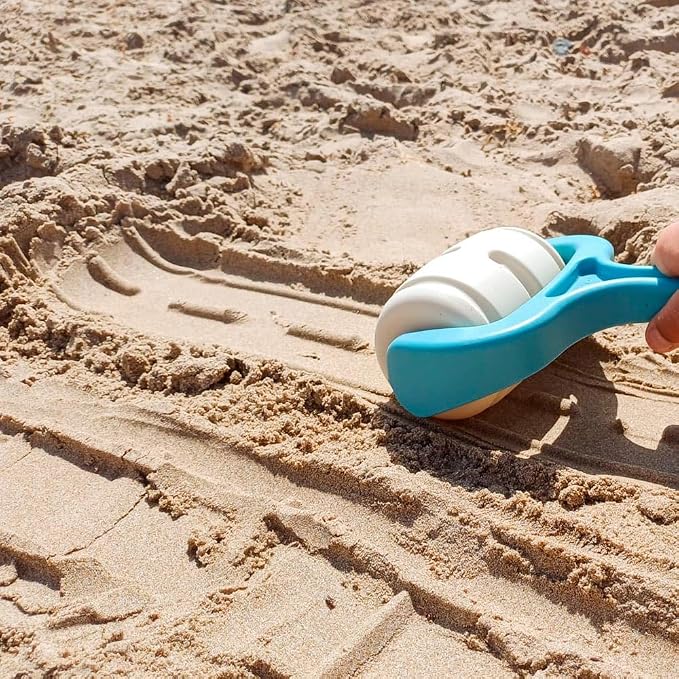 Miniland Beach Essentials, Sand Toys, Outdoor Toys for Toddlers 1-3, Beach Toys for Toddlers 1-3, Outdoor Play for Beach Vacations and Pool Fun | ECO Sand Roller Highway