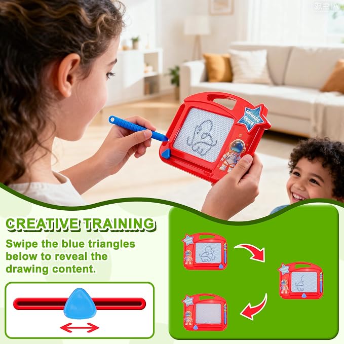 Montessori Baby Toys for 6-12 Months,Babies Travel Toy Set with Stacking Blocks, Pull Teether, Sensory Shape Sorter, Drawing Board & Harmonica, Infant Learning Gift for Toddler 1-3 Year Old