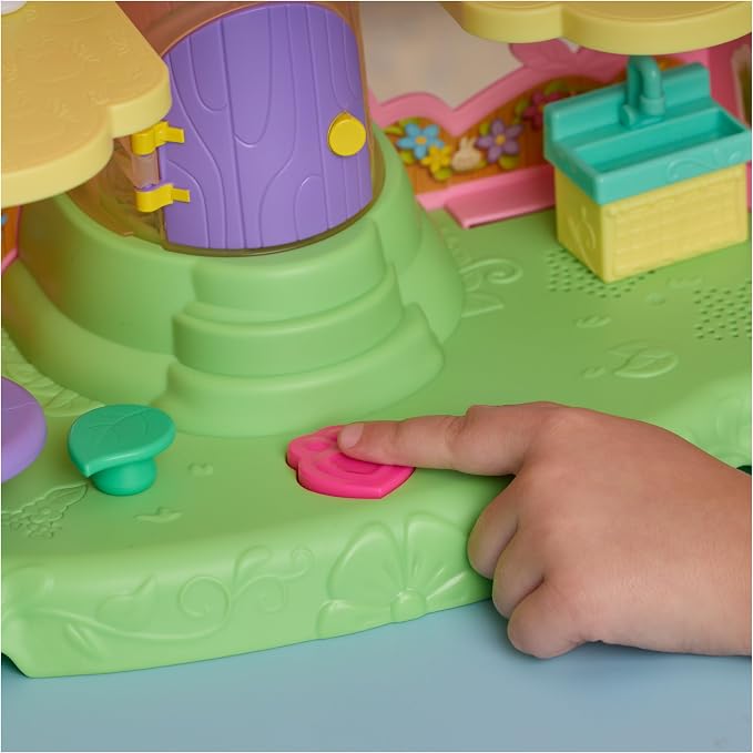 DreamWorks Gabby's Dollhouse Fairylandia Flutter Magic Fairy Playset with 8 Fluttering Fairies & Exclusive Gabby Toy Figure, Engaging Pretend Play Toys for Kids & Preschool Toys for Ages 3+