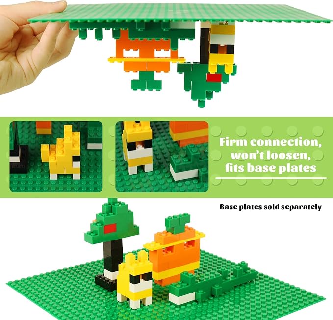 1200 Pieces Classic Building Bricks Set – Bulk Basic Blocks in 12 Colors & 14 Shapes, Compatible Bulk Block, STEM Educational Toy Suitable for Boys & Girls Ages 6+, Packed in Box.