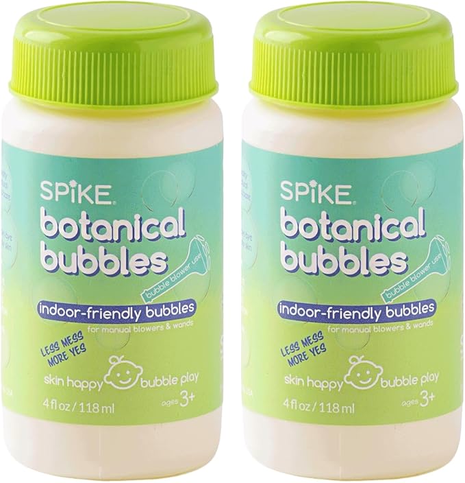 Innobaby Spike Mess Free Botanical Bubble Solution 4oz Refills / 2 Pack