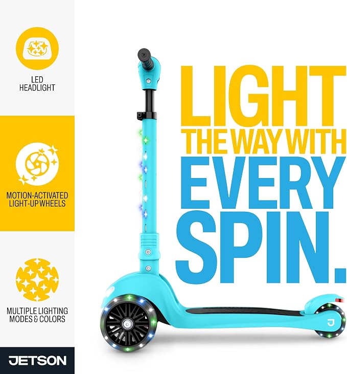 Jetson Scooters - Jupiter Mini Kick Scooter, Foldable, Lightweight, Portable