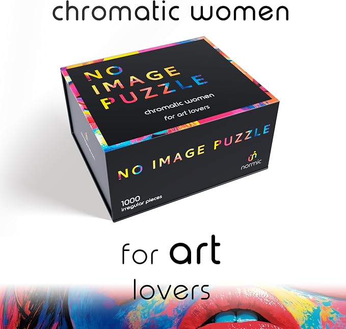 No Image Puzzle 1000 Irregular Pieces Extreme Difficult Jigsaw Challenge Adults Hardest Puzzle No Guide Ultimate Brain Teaser Extreme Level Chromatic Women Mystery Unique Gift