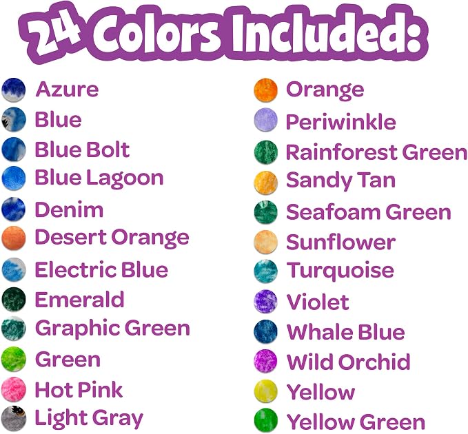 Crayola Scribble Scrubbie Pets Marker Refill & Expansion Set - 24 Washable Markers for Kids, Gifts for Girls & Boys [Amazon Exclusive]