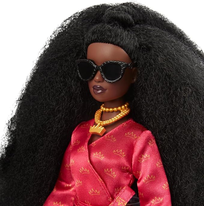 Naturalistas Liya 3 Fashion Doll with Sunday Brunch Fashion Pack, 11.5 Inch Articulated Doll with Authentic Textured Hair, Poseable Collectible Doll for Kids Ages 3+