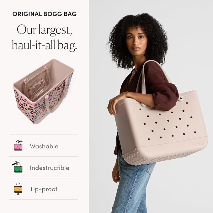 BOGG BAG Original Tote – Durable, Washable, Tip-proof – Beach, Pool, Boat, Work, Sports