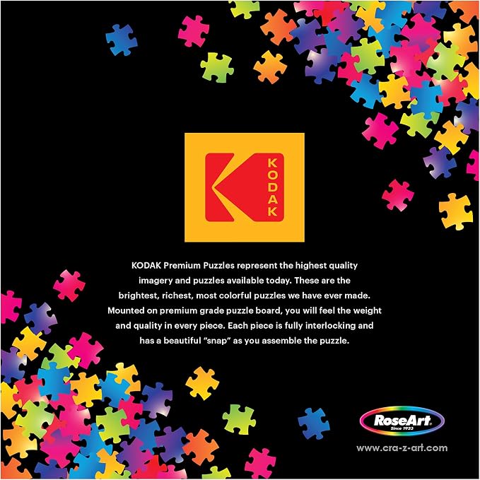 RoseArt - Kodak Premium - Puppy Socks - 100 Piece Jigsaw Puzzle
