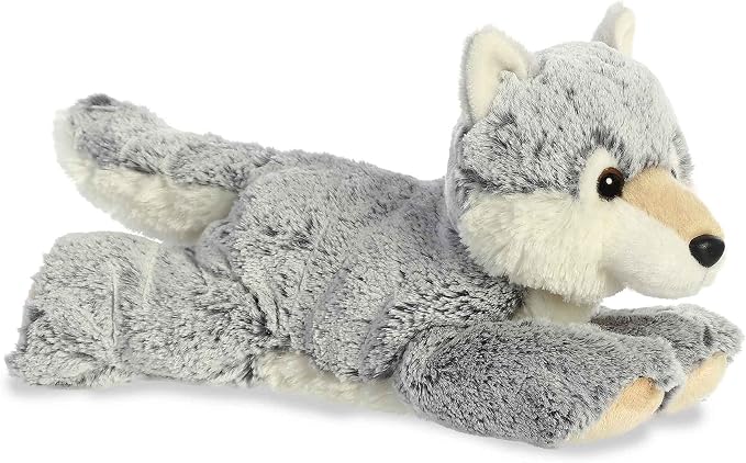 Aurora® Adorable Flopsie™ Winter Wolf™ Stuffed Animal - Used to Create Imaginative Play Adventures - Perfect for Birthdays, Kids and Adults, All Ages - Gray 11.5 Inches