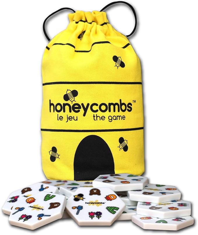 HoneyCombs Game, Tile Matching Game for Kids & Families, Ages 6+ | Award Winning, Educational STEM Toy, 3 Ways to Play, 52 Tactile Tiles, 1-8 Players