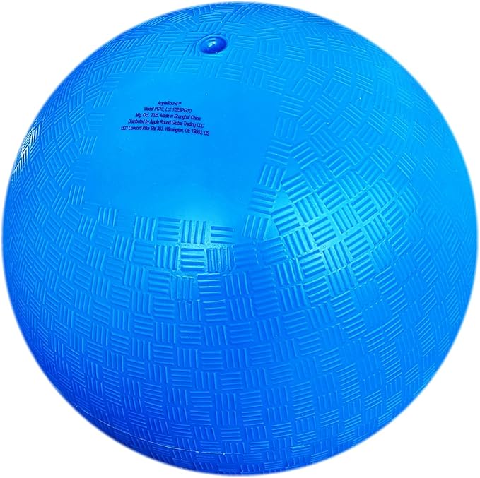 AppleRound 4-Pack Sports Balls for Toddlers & Kids with Pump – 5-Inch Soccer Ball, Basketball, Playground Ball & 6.5-Inch Football – Soft Small Balls for Indoor/Outdoor Play (Ages 2-7)