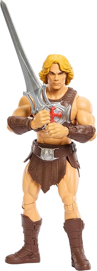 Masters of the Universe Movie He-Man 5.5 Inch Action Figure Hero Toy, Content Accurate, 14 Movable Joints & Power Sword
