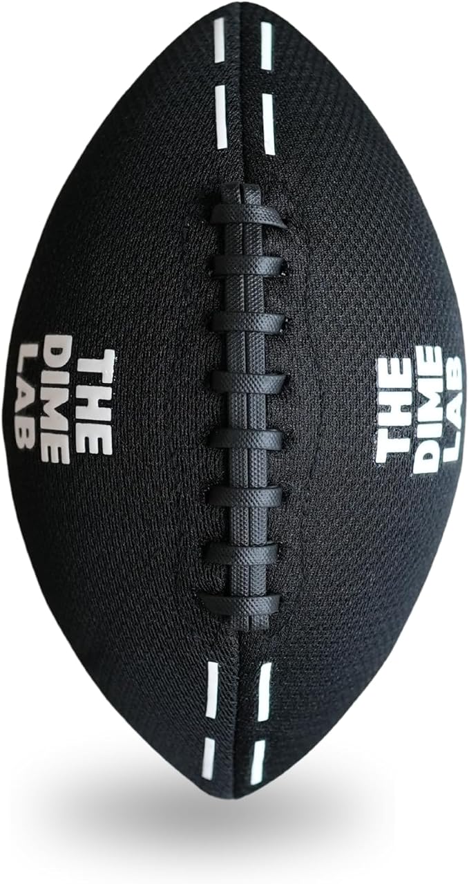 The Dime Lab Water Football - Waterproof Football for Pools, Beaches, & Lakes - Strong Grip Training, Outdoor, All-Weather Water Toys for All Ages