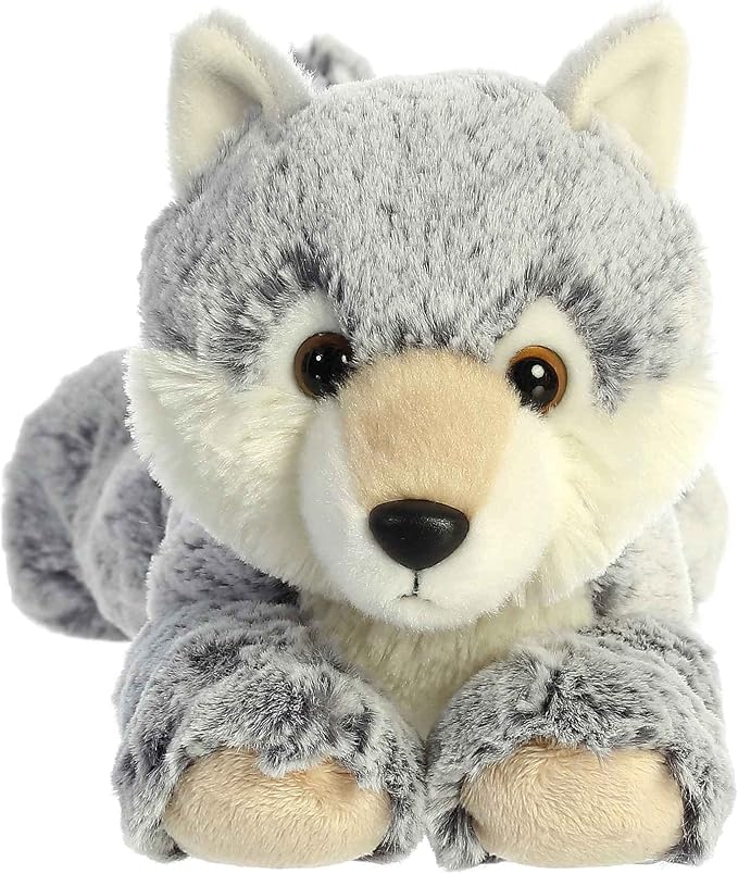Aurora® Adorable Flopsie™ Winter Wolf™ Stuffed Animal - Used to Create Imaginative Play Adventures - Perfect for Birthdays, Kids and Adults, All Ages - Gray 11.5 Inches