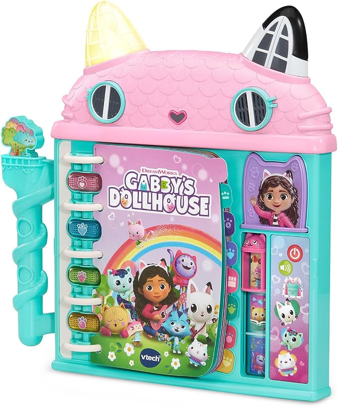 VTech Gabby’s Dollhouse Cat-a-Vator Discovery Book