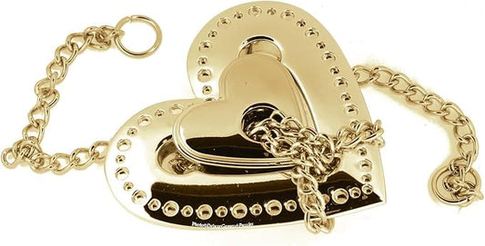 Bepuzzled Heart Hanayama Cast Metal Brain Teaser Puzzle (Level 4) Puzzles For Kids & Adults Ages 12 & Up