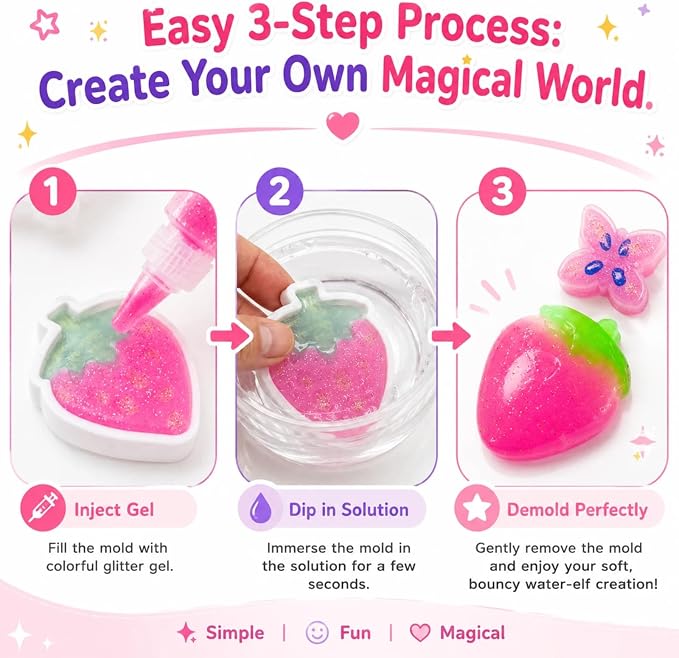 Magic Water Elf Kit (24 Bottle Solid Color gels)