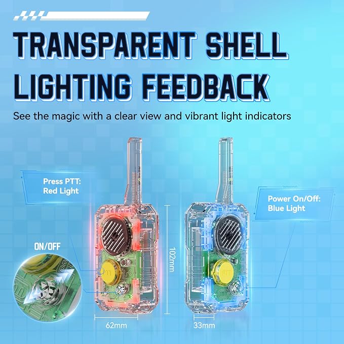 Retevis EZTalk 80 Walkie Talkies for Kids, Science Kits for Kids Age 8-12 STEM Toys Build Your Own Walkie Talkies Kits 6 7 9 10 12 Year Old Boy Girl Birthday Gift School DIY Electronics Experiments