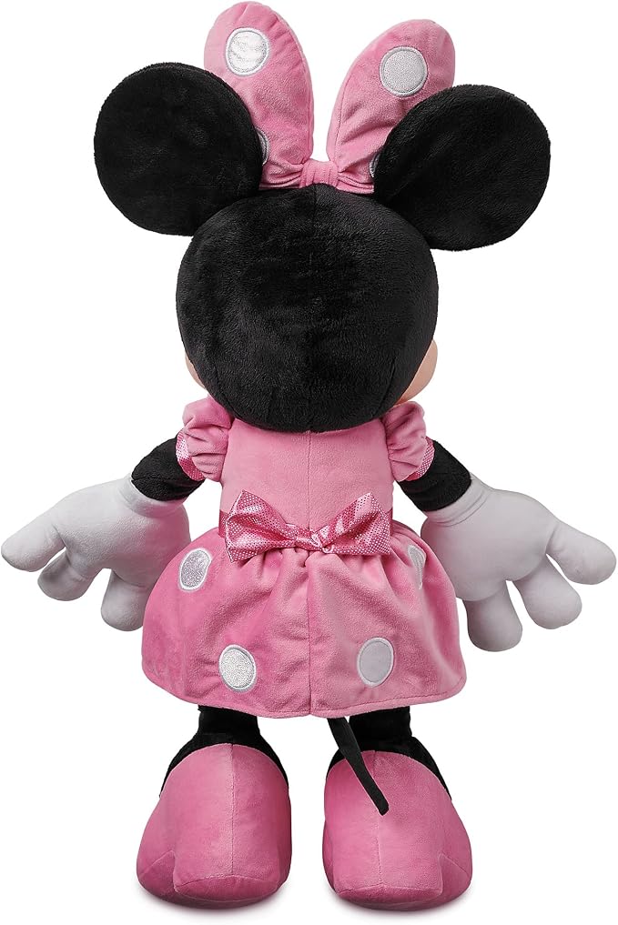 Disney Store Official Minnie Mouse Plush - Pink Dress - Large 21¼ Inches - Disney Stuffed Animals - Soft & Cuddly Toy - Plushies for Kids & Fans - Suitable for All Ages