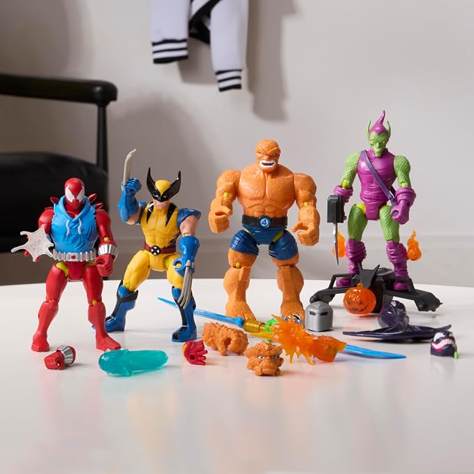 AVENGERS MixMashers Marvel Wolverine Custom Mix-and-Match Action Figure & Accessories, 5-Inch-Scale (12 cm) Super Hero Toys for Kids, Ages 4+