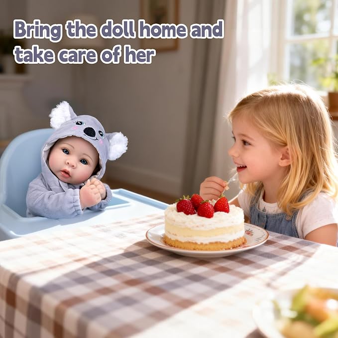 Aori Boy Baby Dolls 17 inches, Real Life Baby Boy Doll with Feeding Kit Included, Life Like Baby Dolls that Look Real, Newborn Baby Boy for Kids, Birthday, Pretend Play