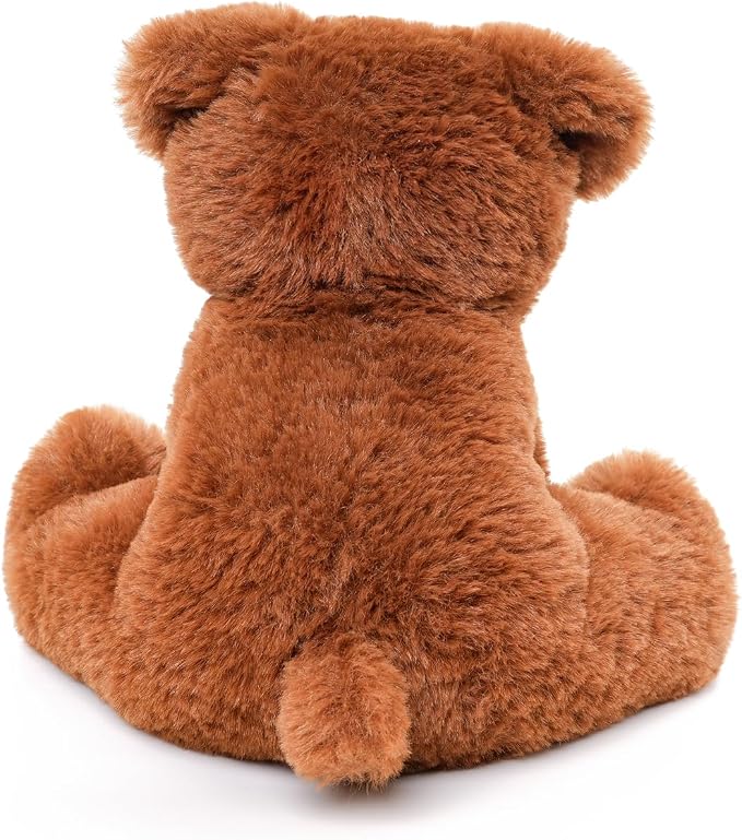 WEIGEDU Chocolate Labs Labrador Stuffed Animals, Stuffed Puppies, Retrievers Dog Plush Toys for Kids Boys Girls Birthday Bedtime Gifts, 7.9 inches, Brown Chocolate
