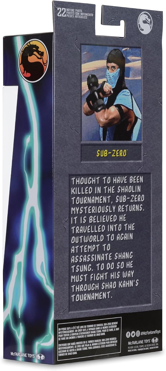 McFarlane Toys- Mortal Kombat Klassic Sub-Zero 7in Action Figure