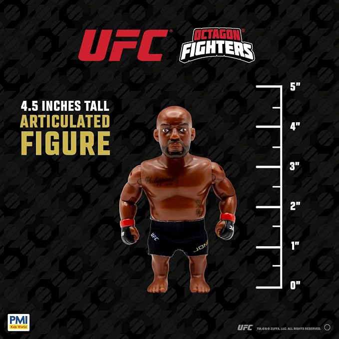 P.M.I. UFC 4.5-Inch Articulated Action Figures Legendary Fights 2-Pack Mystery Assortment – Includes 2 Fighters, Accessories and Championship Belt | Official UFC Collectible by PMI – Random 1 of 3