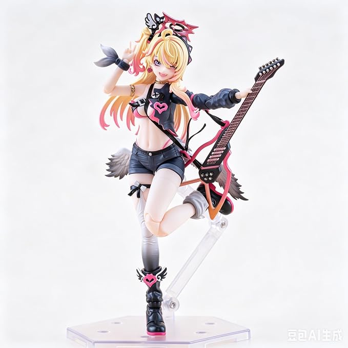Pipigirl 1/12 Scale Anime Style Action Figures Kits, Magical Angel Hoshikawa Neko, 6.5 in Collectible Action Figures, No Assembly Required