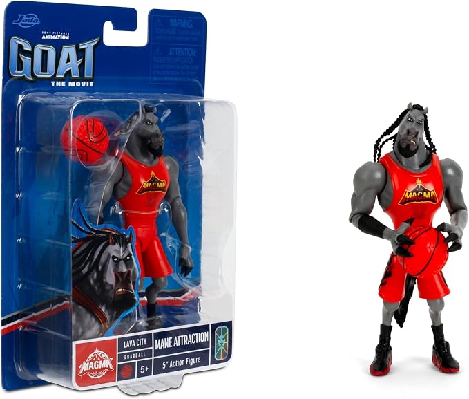 Jada Goat Mane Attraction Action Figure – 5” Scale Collectible with Roarball Accessory 5.5” Figure Toys