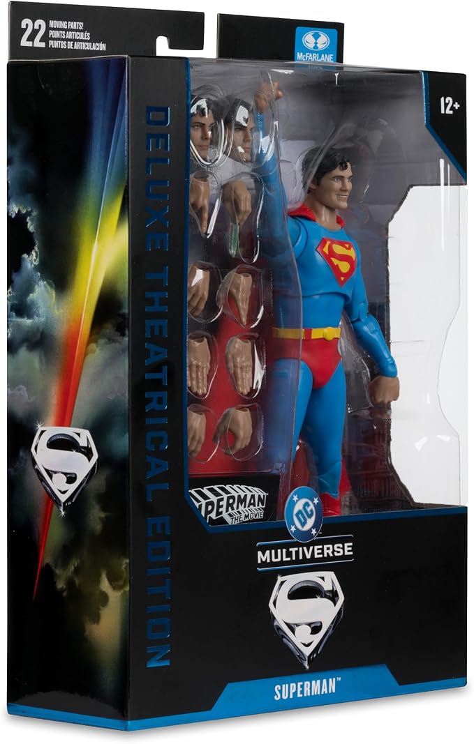 McFarlane Toys- DC Multiverse Superman (Superman: The Movie 1978) 7in Action Figure (Deluxe Theatrical Edition)