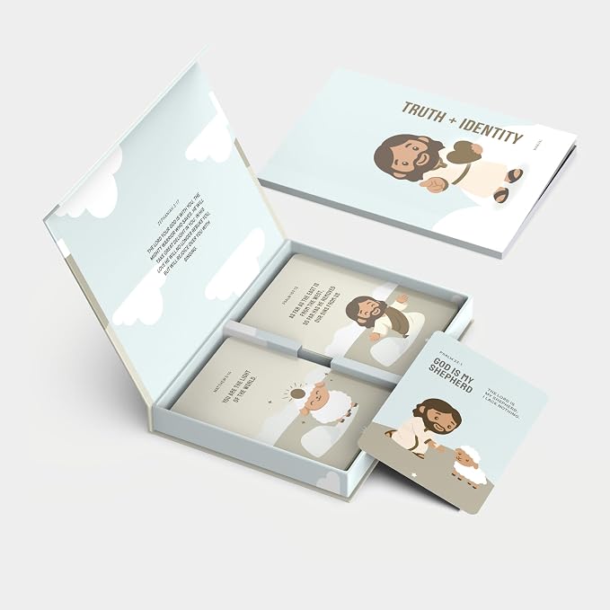 Christian Bible Devotional Card Deck for Kids | 52 Scripture Cards + Parent Guide | Faith Building Gift for Children Ages 4–12 | Kingdom Kids Deck