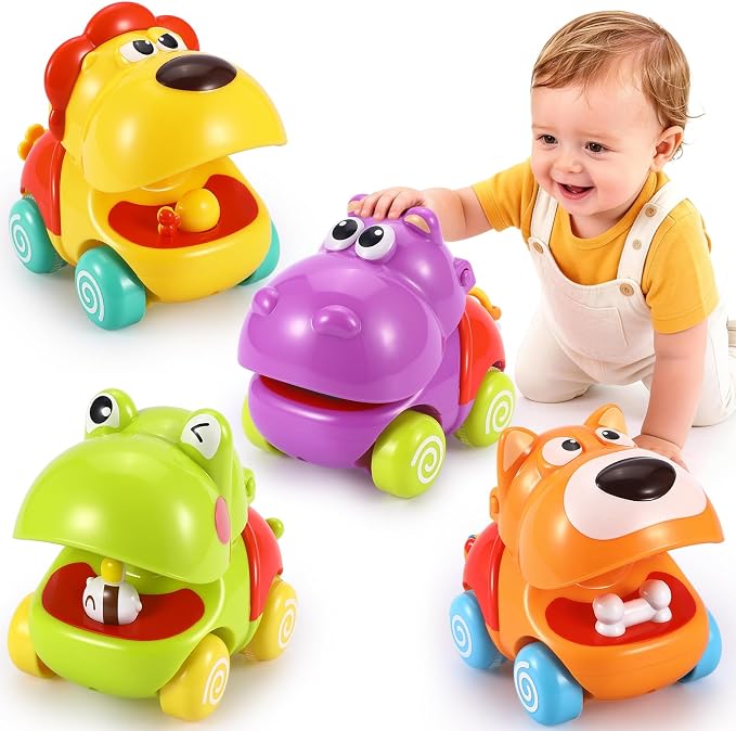 Palmatte Baby Toys 1 Year Old Boy: Infant Cars for Toddlers 1-3 Push and Go Car Baby Toys 18 Months Toddler Toy Age 1 2 3 Year Old Boys Toy Boy Gifts 1st First Birthday Gifts for 1-3 Boys Girls