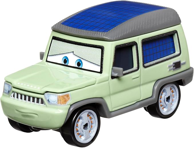 Disney / Pixar CARS 1:55 Scale Die Cast Miles Axlerod with Open Hood - Chase [Palace Chaos 4/9]