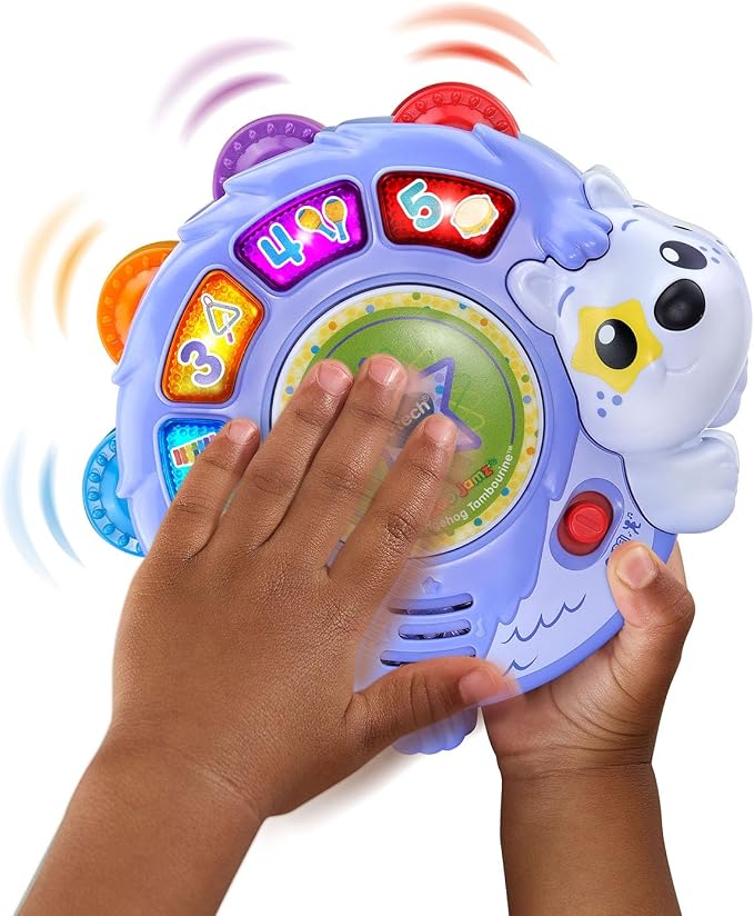 VTech Zoo Jamz Hedgehog Tambourine with Instruments and Games