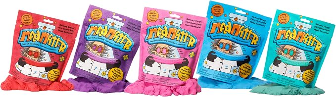 Mad Mattr 10 oz Sensory Dough Pouch, Soft Stretchy Play Dough for Kids, Never Dries Out, Mess-Free Modeling Clay for Creative Sensory Play, Ages 3 and Up, Blue