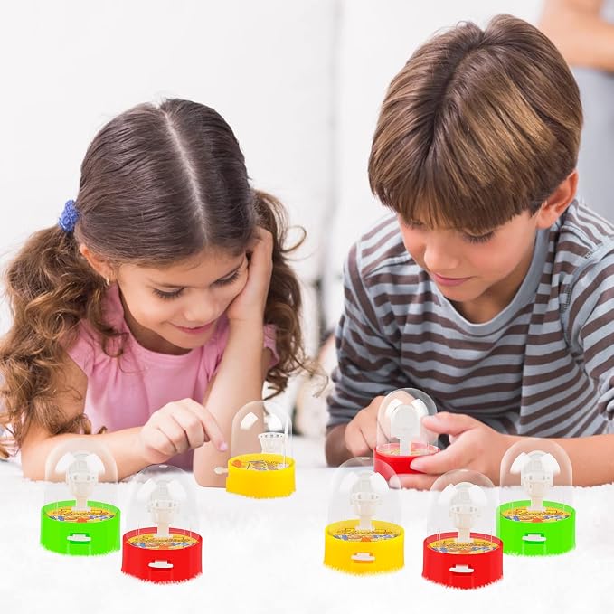 Mini Basketball Games 28pcs Finger Basketball Shooting Games Basketballs Party Favor Toys for Kids 8-12 Desktop Table Toys Hoop Fidget Game Space Birthday Party Decorations Supplies