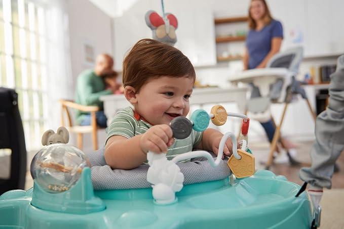 Safety 1st Bob-and-Twist Baby Activity Center, 3-in-1 Play Center, Bouncer, and Baby Jumper, High Street