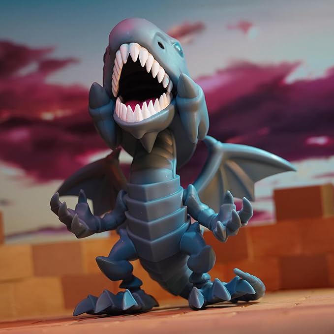 Youtooz Blue-Eyes White Dragon Vinyl Action Figure, 4.1" Dragon Collectible, Based on Yu-Gi-Oh! Anime Series