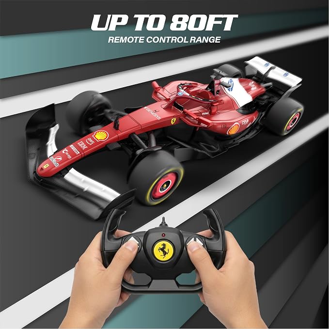 Voltz Toys Licensed 1:12 F1 Ferrari SF-25 Remote Control Vehicle - RC Series for Kids and Adults - 2.4GHz Racing Toy for Gift (1:12 Ferrari SF-25)