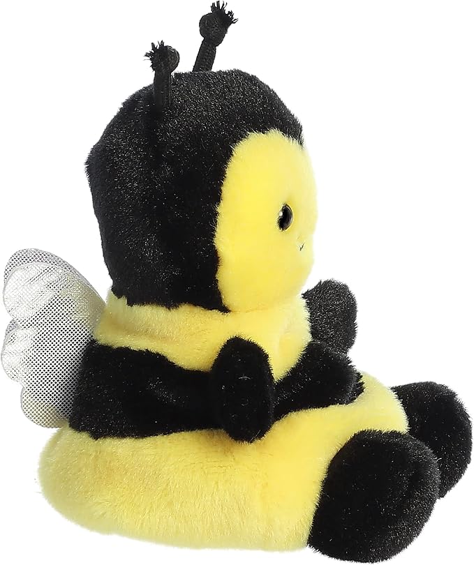 Aurora® Adorable Palm Pals™ Queeny Bee™ Stuffed Animal - Fun Collectible Plush for Kids and Adult Collectors - Perfect for Decorating Rooms and Birthday Gifts - Yellow 5 Inches
