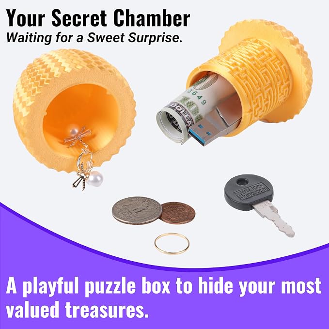 Maze Egg Money Puzzle Gift Box: Available in 4 Unique Internal Designs - Secret Cash Holder & Surprise Gift Container for Easter, Birthday, Wedding - Fun Brain Teaser Toy for Kids & Adults