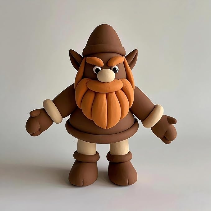 BOHS Brown Modeling Foam Clay - 1.1 Lbs, Squishy,Soft, Air Dry -for Flower Mirror,Cosplay,Fake Bake, Slime Supplies-500g