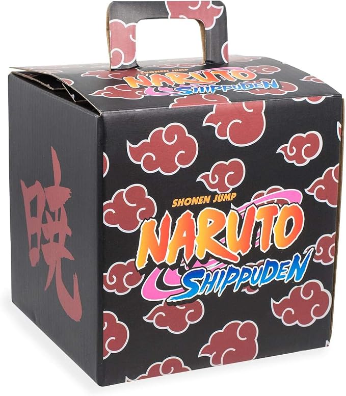 Just Funky Naruto Shippuden Akatsuki Collector Box, Itachi Uchiha Accessories & 5 Themed Collectibles, Fun Anime Collector