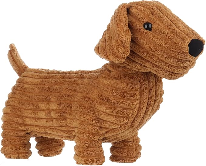 Apricot Lamb Toys Plush Clare Dachshund Dog Stuffed Animal Soft Cuddly Perfect for Child Coffee Dachshund