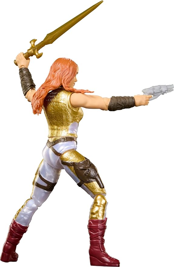 Masters of the Universe 2026 Movie Teela 5.5 Inch Action Figure Toy, Content Accurate 14 Movable Joints & Sword, Heroic Warrior Goddess
