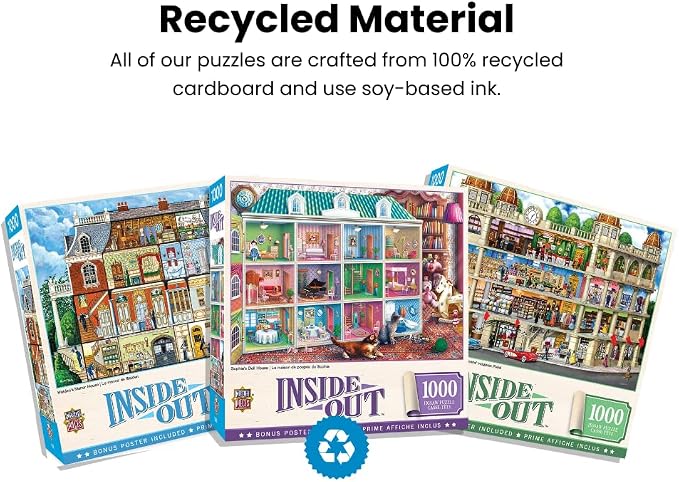MasterPieces 1000 Piece Jigsaw Puzzle For Adults, Family, Or Youth - Fields Department Store - 19.25"x26.75"