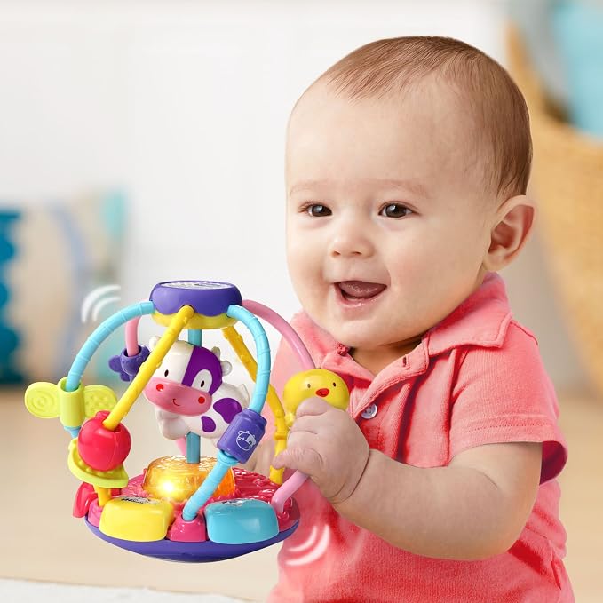 VTech Baby Lil' Critters Shake and Wobble Busy Ball, Purple