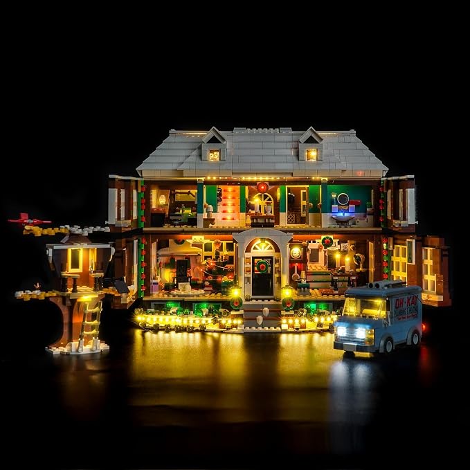 VONADO LED Light Kit Compatible with Home Alone Lego Set - DIY Lighting (NO Lego Model, ONLY Lights)