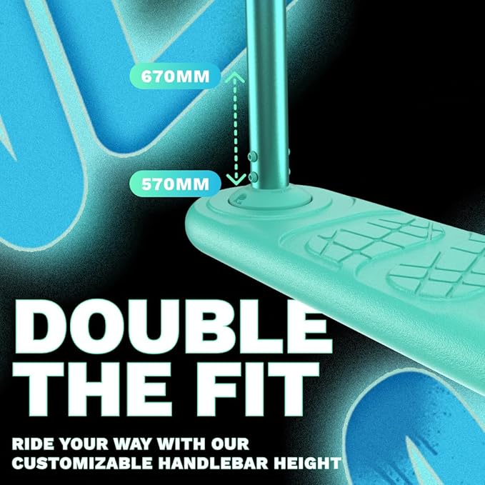in Do the Trick - Trick Scooter for Teenagers & Adults - 6-15 Years - Trampoline Scooter Ideal for Trampoline Stunt Exercises, Professionals & Beginners - Indoor & Outdoor Freestyle